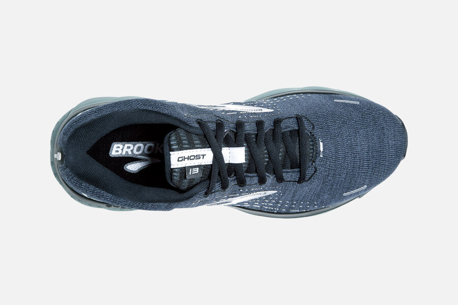 Brooks Ghost 13 Road Running Shoes Mens - Navy/Grey - FRDHB-4820